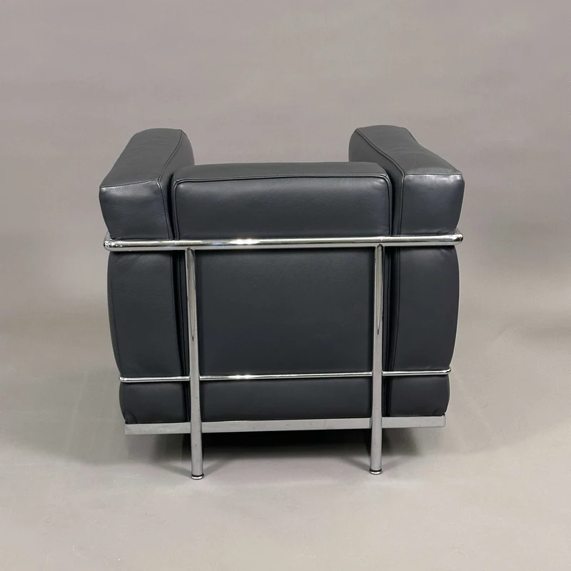 Cassina LC2 Sessel Leder anthrazit