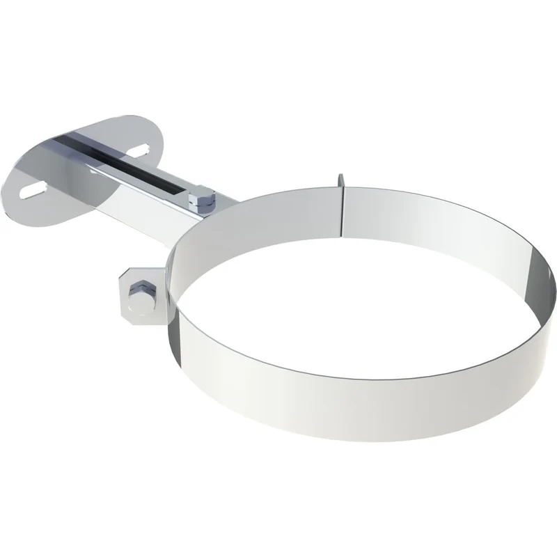 Jeremias DW-FU Wandhalter Design Plus Ø180mm verstellbar 50-250mm doppelwandiges Edelstahl-Abgassyst