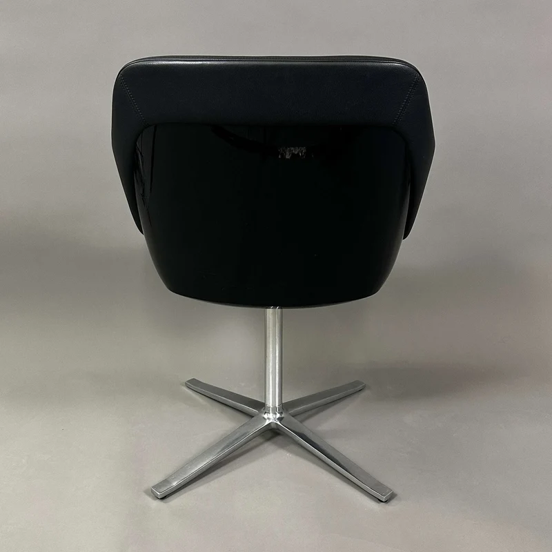 Walter Knoll Turtle Chair Leder schwarz