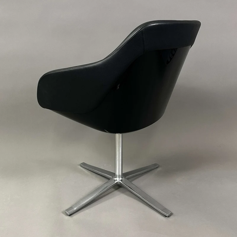 Walter Knoll Turtle Chair Leder schwarz