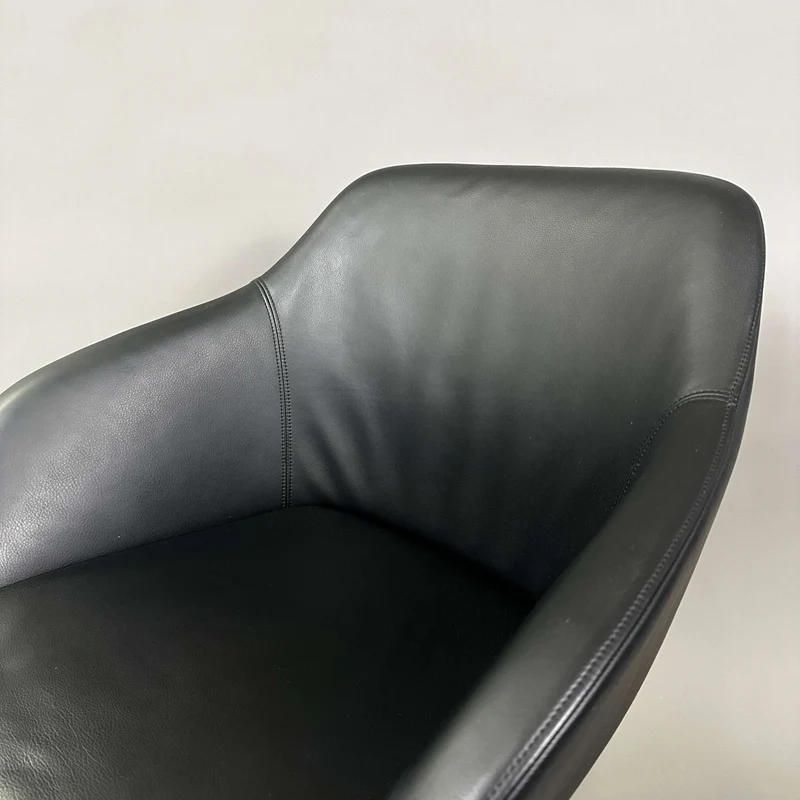 Walter Knoll Turtle Chair Leder schwarz