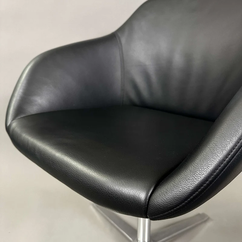 Walter Knoll Turtle Chair Leder schwarz