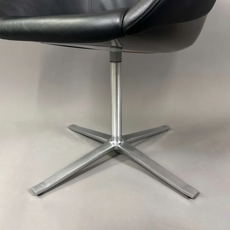 Walter Knoll Turtle Chair Leder schwarz