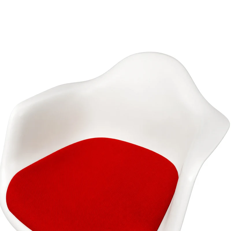 Vitra DAW Eames Plastic Armchair weiß/rot