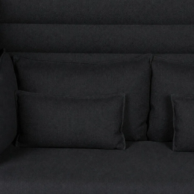 Vitra Alcove Highback 2-Sitzer Sofa schwarz