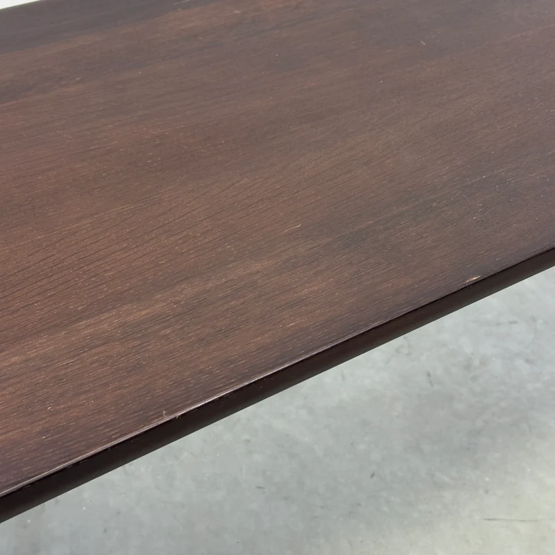 Vitra Wood Bench 200x40cm Eiche massiv dunkelbraun
