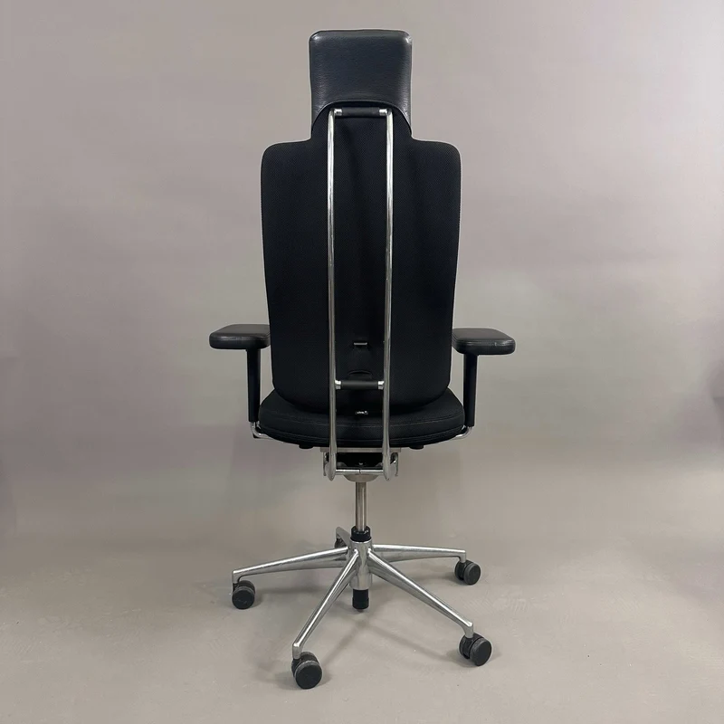 Vitra Headline schwarz, Chrom Gestell
