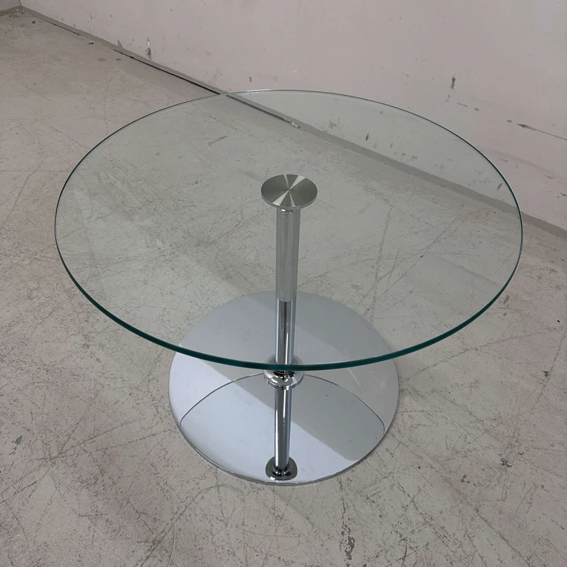 Draenert Beistelltisch Glas Ø70cm