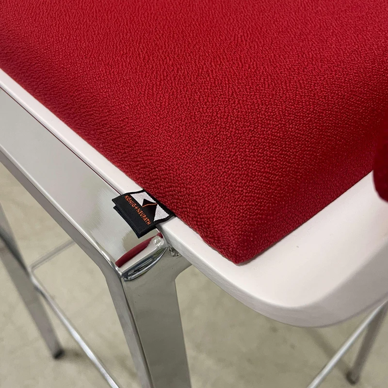 K&N Publica Barhocker weiß / rot