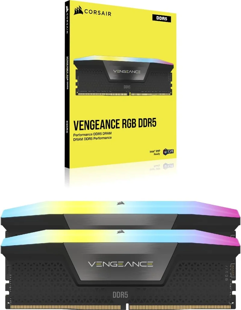 CORSAIR Vengeance RGB DDR5 48GB (2x24GB) DDR5 7000MHz C40 Intel Optimierter Desktop-Speicher (Dynami