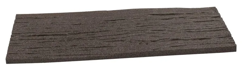 Trittstein 4 Stück, Gartenplatte Bahnschwelle, Gehwegplatte, Beetplatte, Laufplatte aus Gummi, 60 x