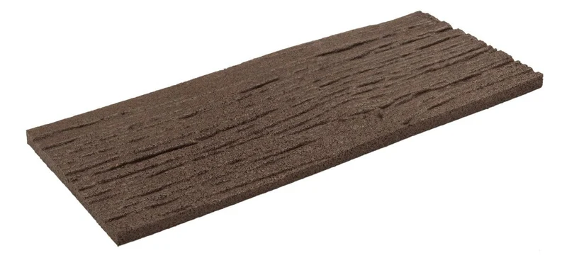Trittstein 4 Stück, Gartenplatte Bahnschwelle, Gehwegplatte, Beetplatte, Laufplatte aus Gummi, 60 x