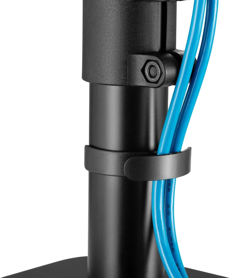 2 x Universal Lautsprecher Tischhalterung – Höhenverstellbar 26–40 cm – Neigbar ±15° – Boxenständer