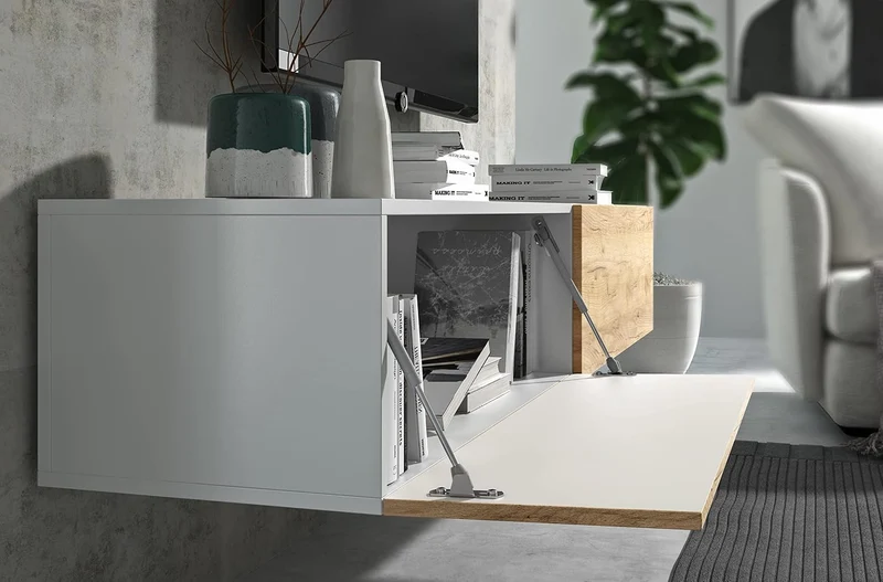 Wuun® TV-Lowboard Somero I 100cm bis 360cm I TV-Schrank & Hängeschrank für Wohnzimmer I Verschiedene