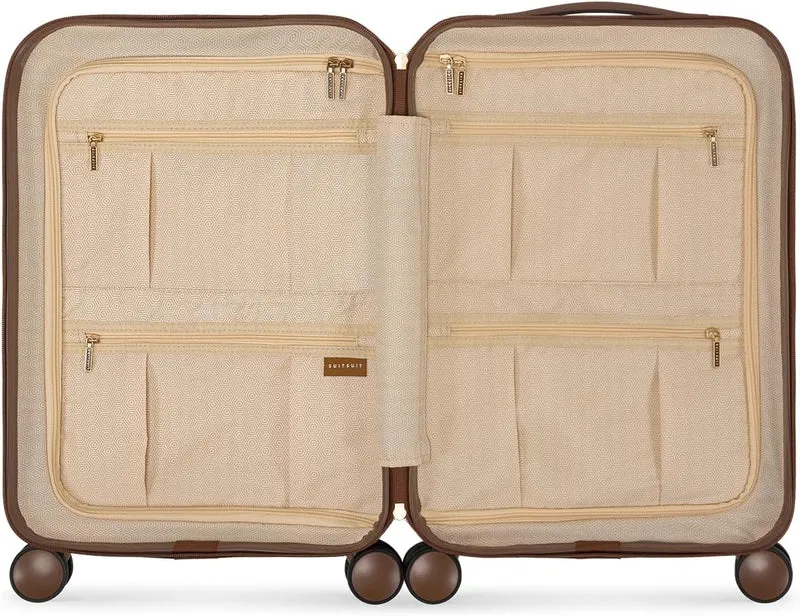 SUITSUIT Fab Seventies – Kofferset 2-teilig – Handgepäck-Koffer 55 cm – Check-in Koffer 76 cm – TSA-