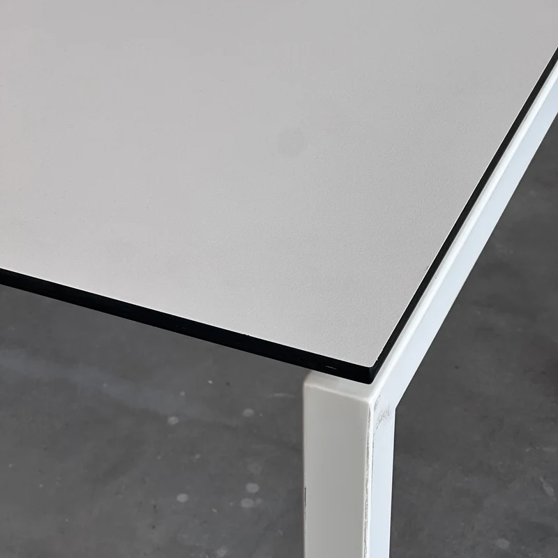 Paket: 9x HPL Schreibtische/Labortische 180x90 weiß