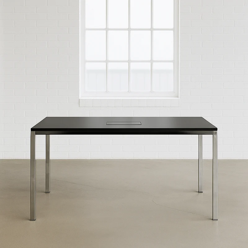 Fantoni Bianconero Executive Schreibtisch 150x75cm