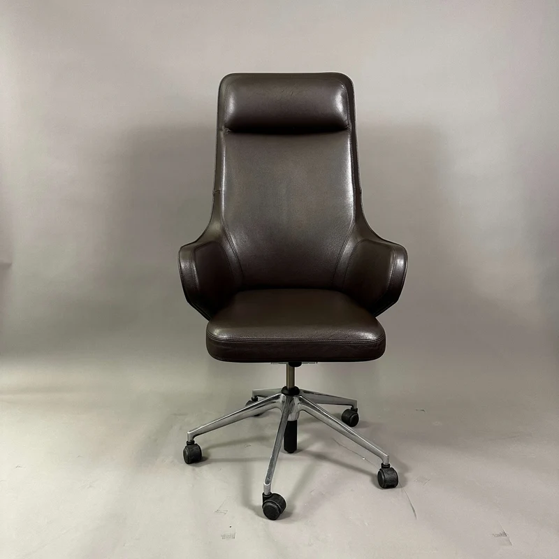 Vitra Grand Executive Highback Leder braun