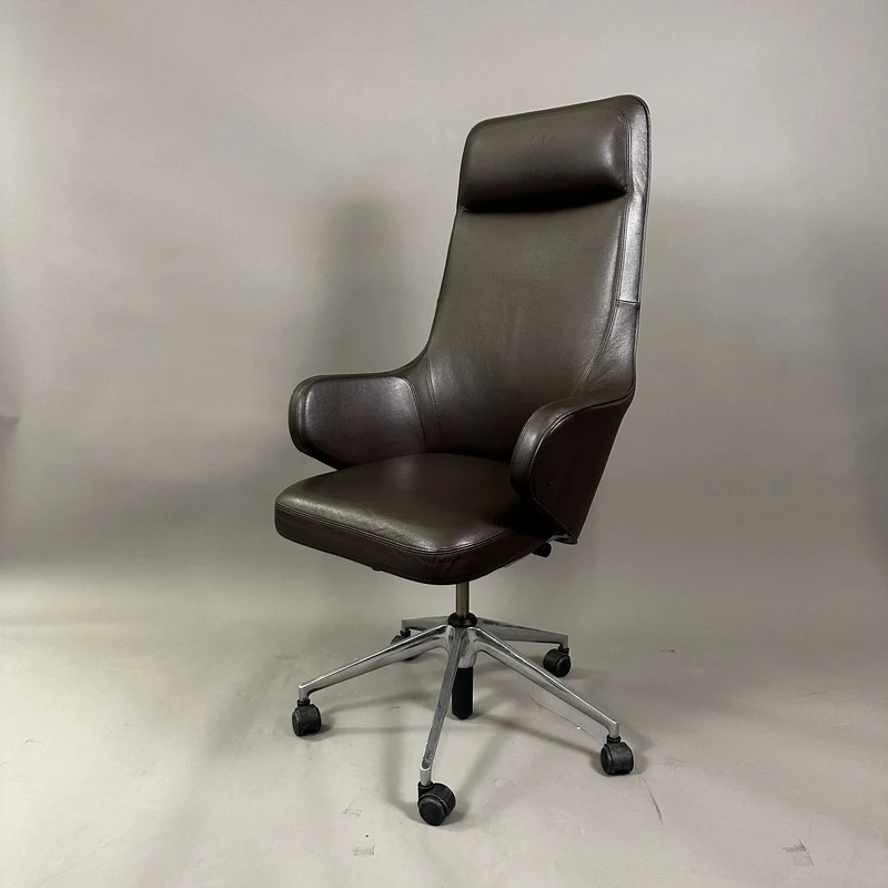 Vitra Grand Executive Highback Leder braun