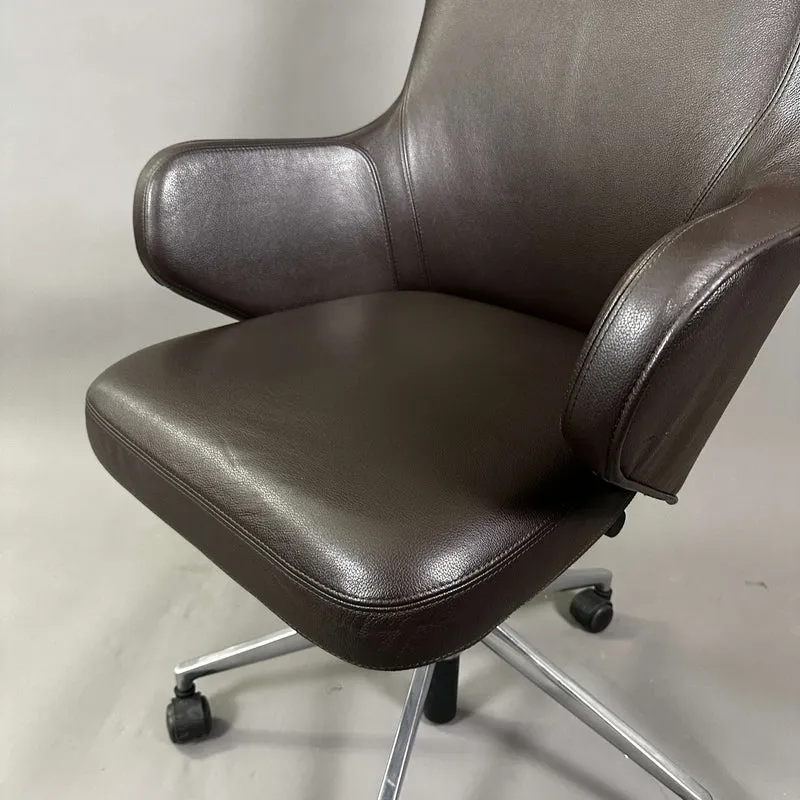 Vitra Grand Executive Highback Leder braun