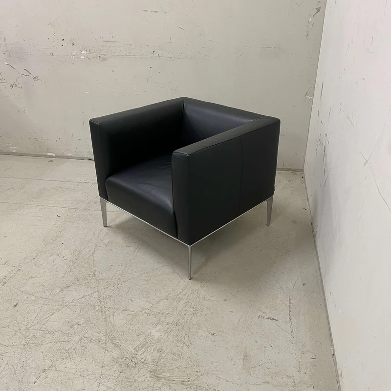 Walter Knoll Jaan Sessel Leder schwarz