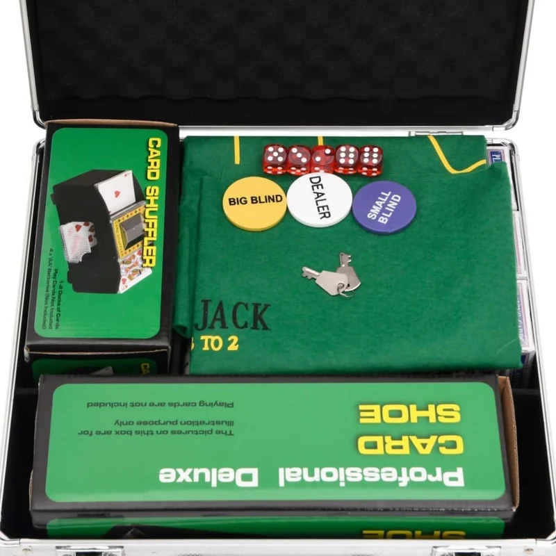 vidaXL Pokerchips-Set 600 STK. 11,5 g 612, 612