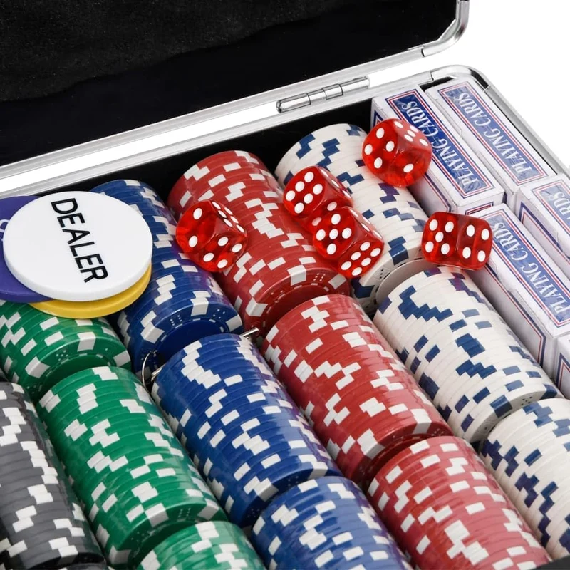 vidaXL Pokerchips-Set 600 STK. 11,5 g 612, 612