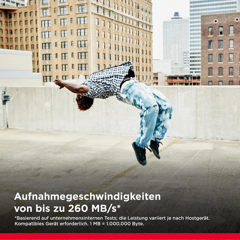 SanDisk Extreme PRO SDHC UHS-II Speicherkarte V90 256 GB (300 MB/s, 8K-, 4K- und Full-HD-Videoaufnah