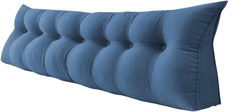 Lesekissen, dreieckig, Kopfteil, langes Kissen für Sofa, Bettruhe, zum Lesen, Entspannen, Lesekissen