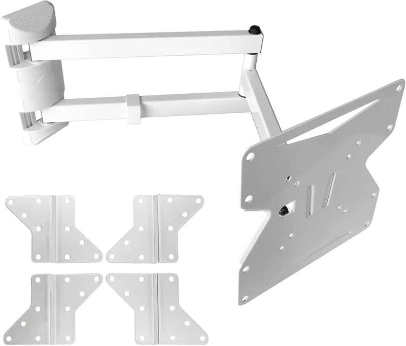 Drall Universal TV Wandhalterung - schwenkbar, neigbar, ausziehbar bis 60 cm - für 15-60 Zoll LED LC