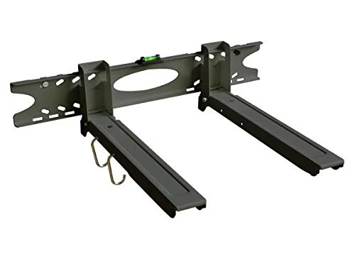 Mikrowellenhalterung Ausziehbar 32-52 cm für Küchengeräte Grill Mini Backofen inkl. Montagematerial