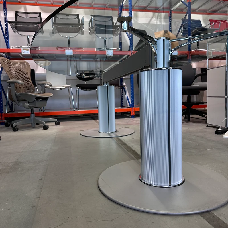 Konferenztisch Glas 320x135