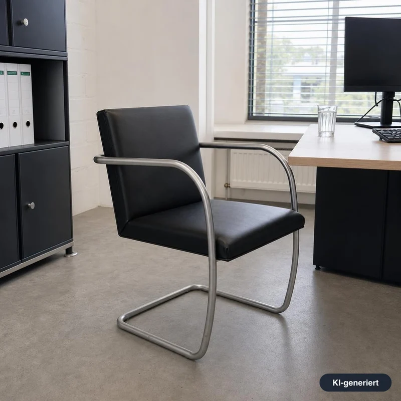 Walter Knoll Brno Armlehnstuhl Rundrohr