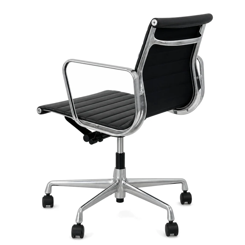 Vitra EA 117 Leder schwarz Alu