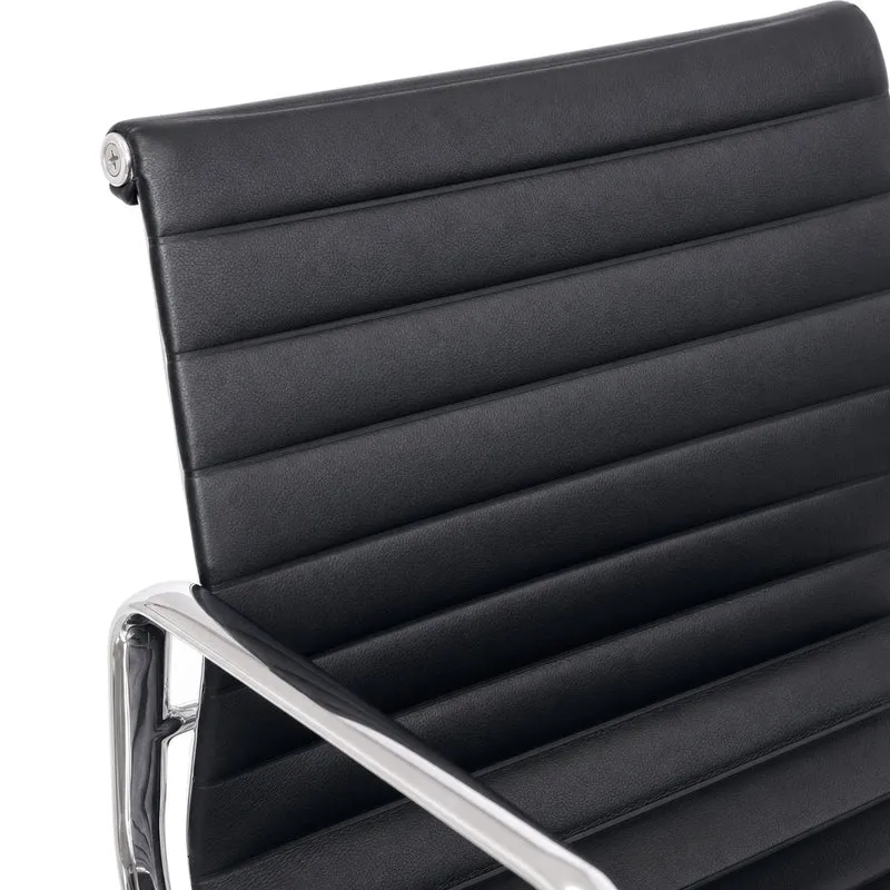 Vitra EA 117 Leder schwarz Alu