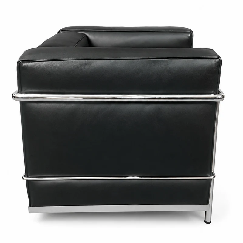 Cassina LC2 Sessel Leder schwarz