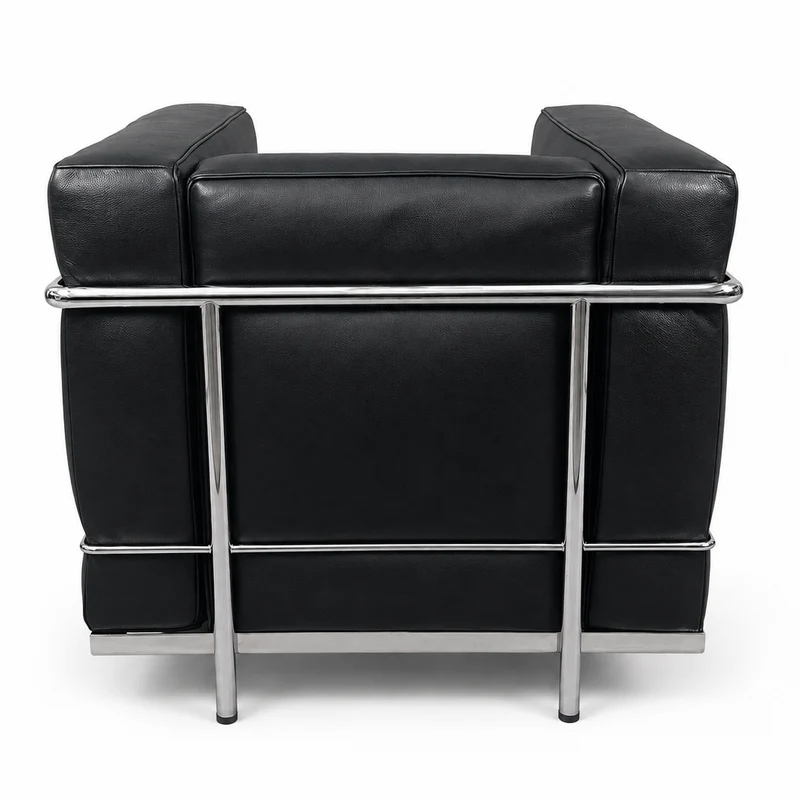 Cassina LC2 Sessel Leder schwarz