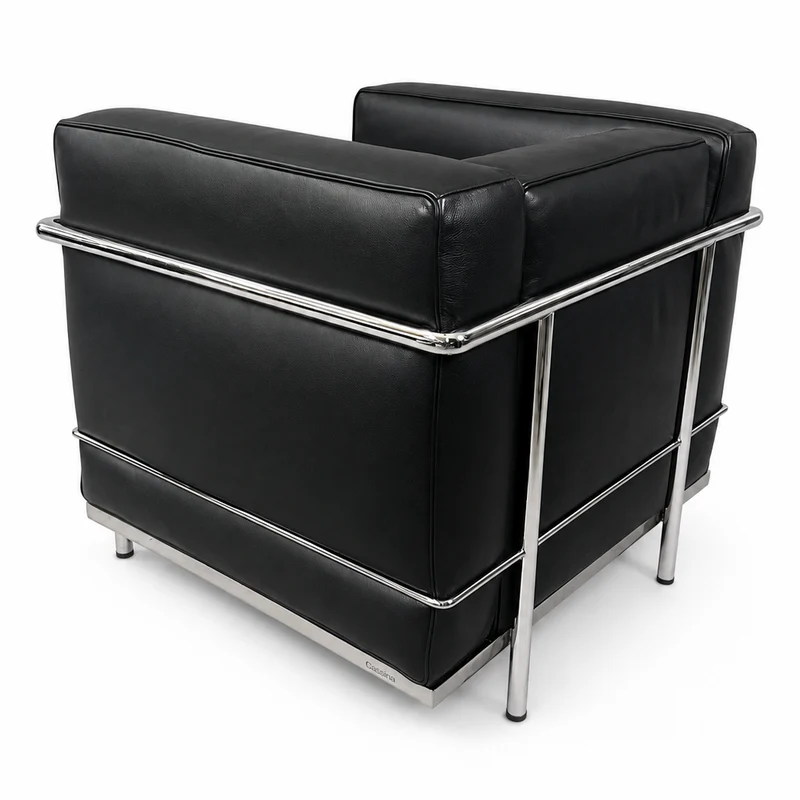 Cassina LC2 Sessel Leder schwarz