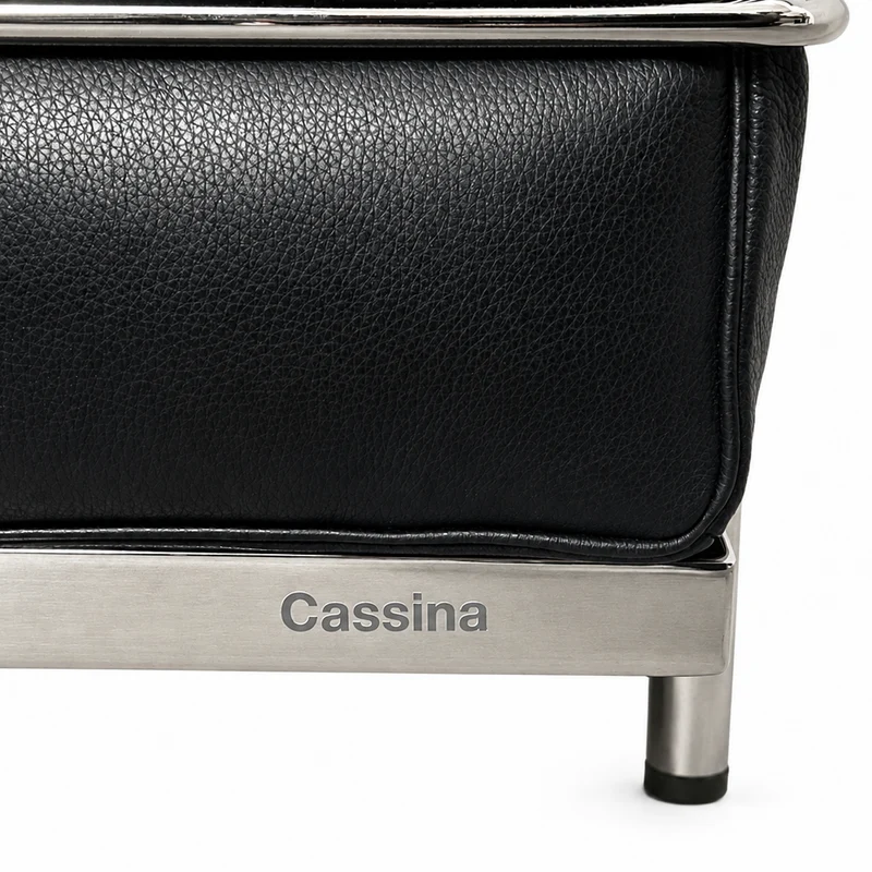 Cassina LC2 Sessel Leder schwarz
