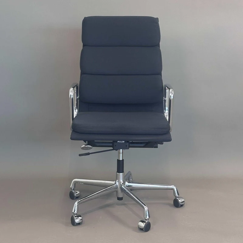Vitra EA 219 Stoff schwarz Chrom
