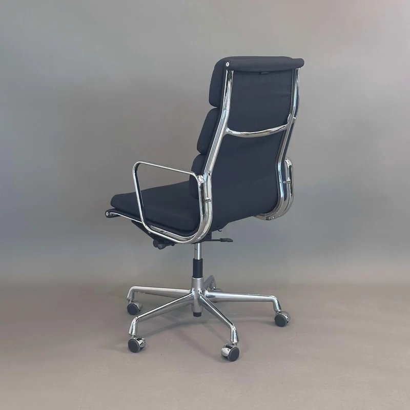 Vitra EA 219 Stoff schwarz Chrom