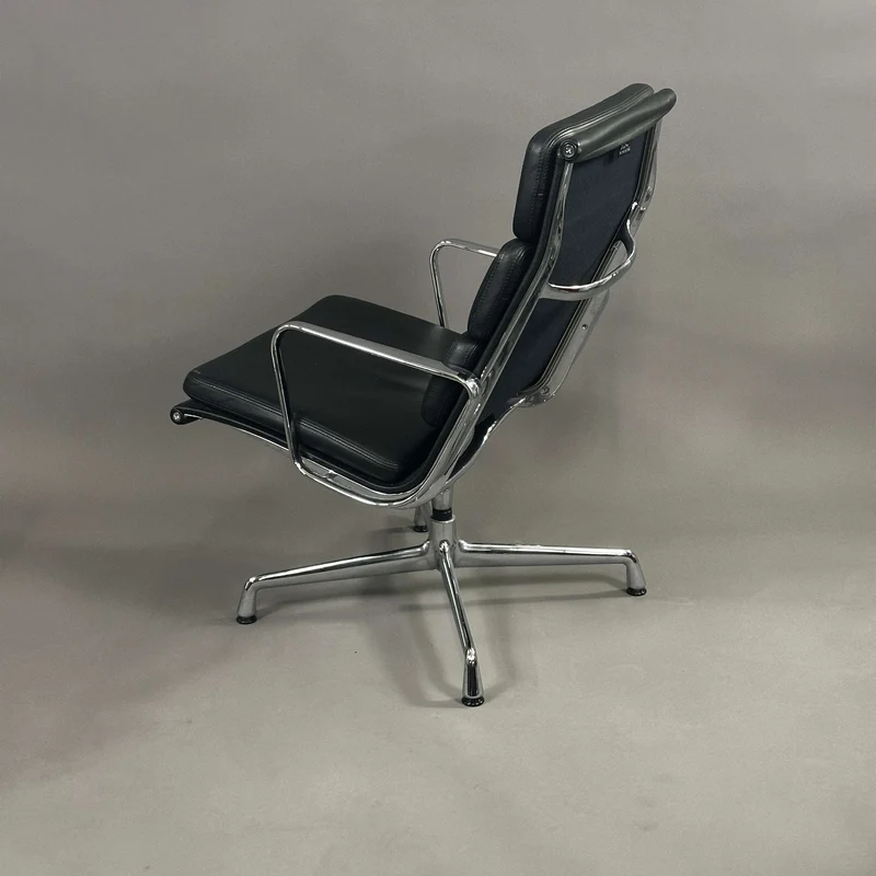 Vitra EA 216 Soft Pad Leder schwarz
