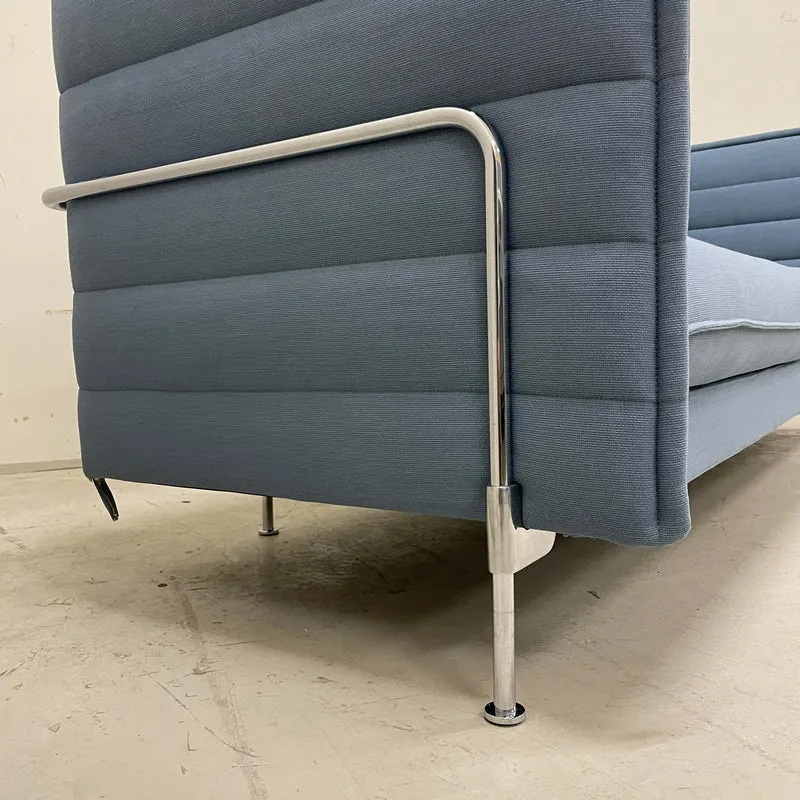 Vitra Alcove Lowback 3-Sitzer Petrol