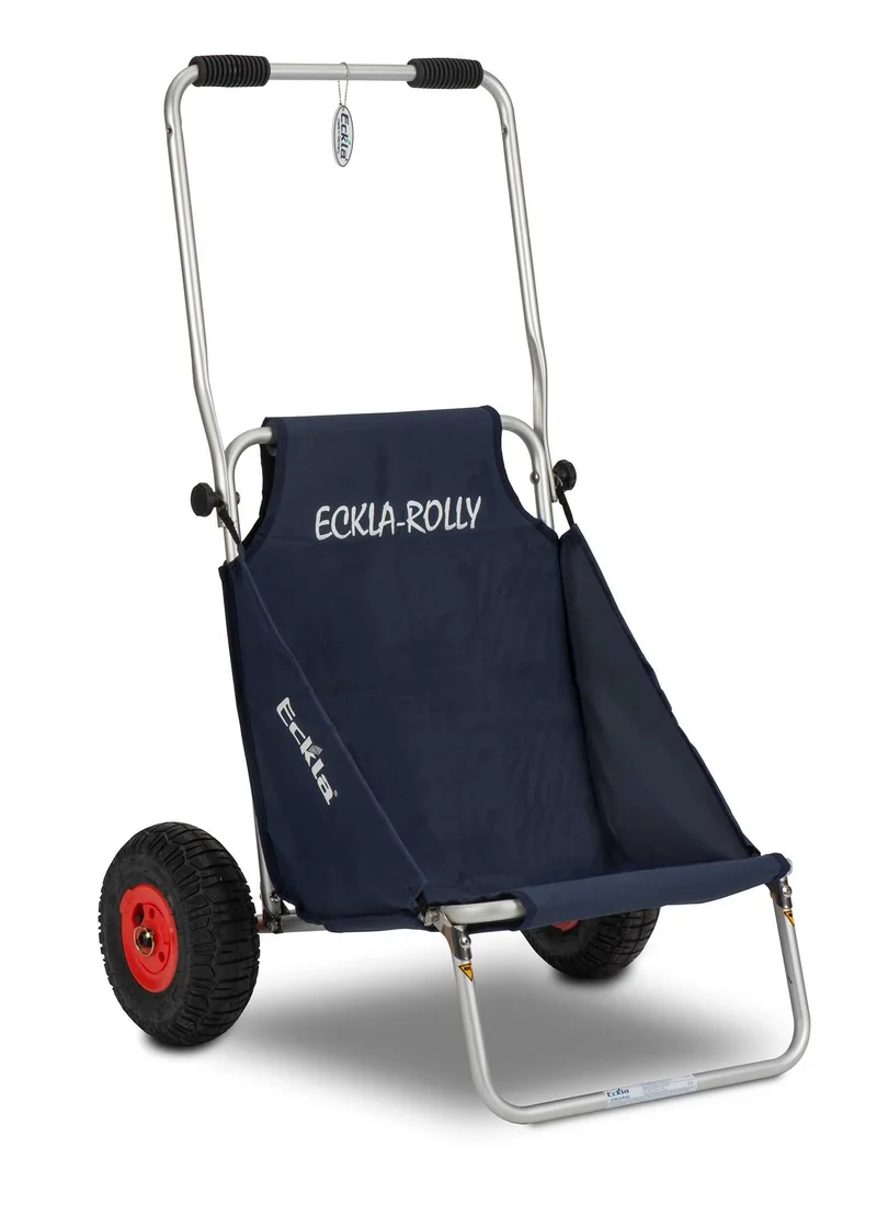 Ascan Eckla Beachrolly, Surfwagen Transport Lehne Sitz Bootswagen Kanuwagen Angelwagen blau, blau