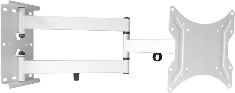 Drall Universal Fernseher Halterung - Schwenkbar Neigbar - 16-55 Zoll - Ausziehbar bis 65 cm - TV Wa