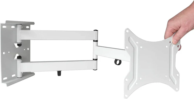 Drall Universal Fernseher Halterung - Schwenkbar Neigbar - 16-55 Zoll - Ausziehbar bis 65 cm - TV Wa
