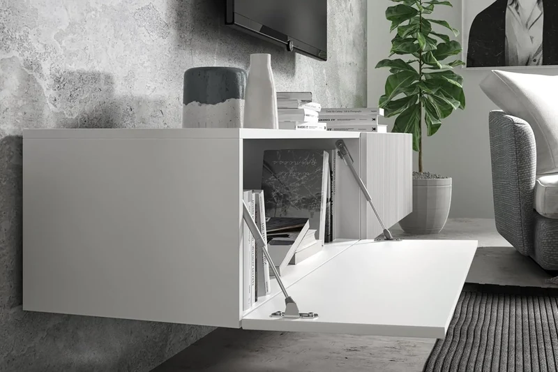 Wuun® TV-Lowboard Somero I 100cm bis 360cm I TV-Schrank & Hängeschrank für Wohnzimmer I Verschiedene