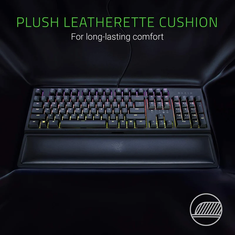 Razer Wrist Rest - Ergonomische Handballenauflage für Gaming Tastaturen im Full-Size-Format (Polster