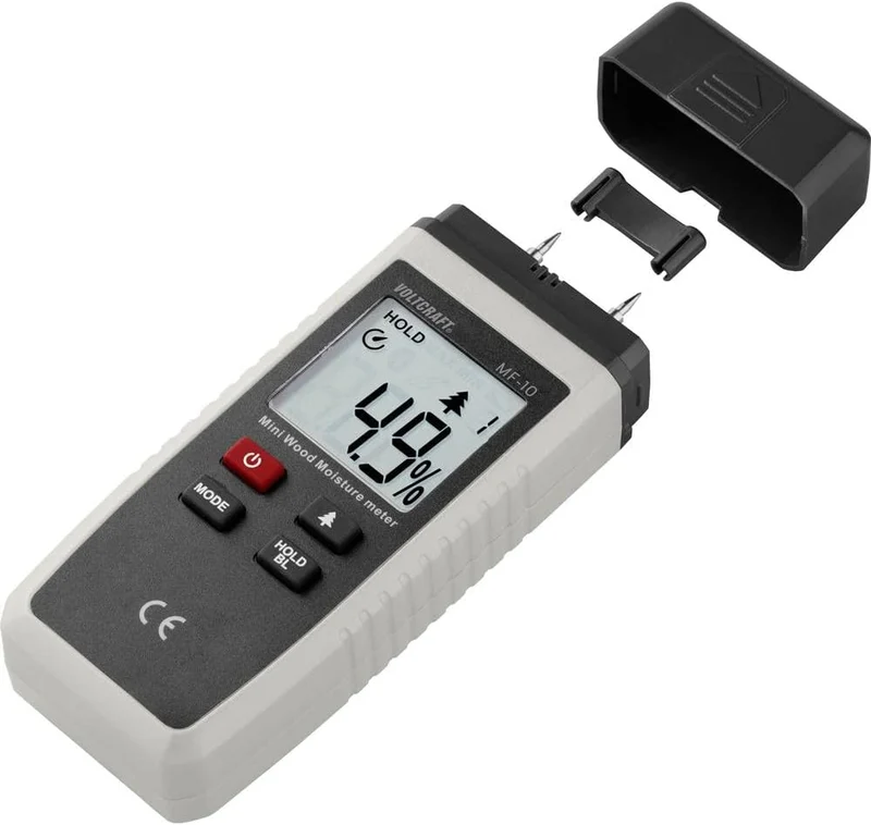 VOLTCRAFT MF-10 Materialfeuchtemessgerät Messbereich Holzfeuchtigkeit (Bereich) 2 bis 40%