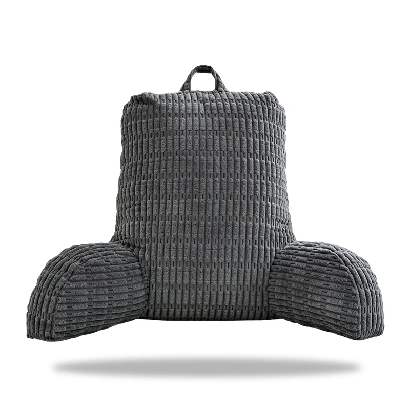 Lesekissen für Bett und Sofa, Rückenkissen Sitzkissen mit RüCkenlehne mit Handgelenkstütze, Armlehne